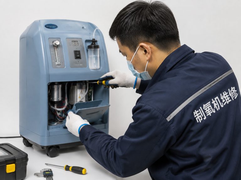 中山飞利浦伟康制氧机低氧浓度报警维修